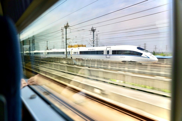 Shanghai-Suzhou high-speed rail corridor This line has six tracks each capable of kmh