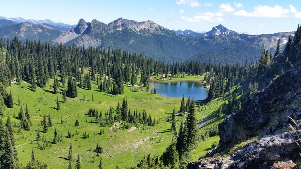 Sheep Lake WA at Mt Baker-Snoqualmie National Forest 