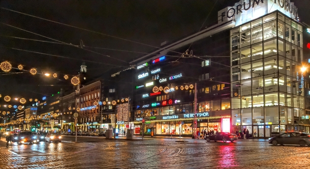 Shopping centre Forum in Helsinki Finland opened in  