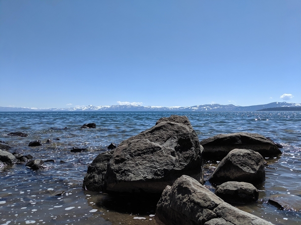 Shores of Kings Beach Lake Tahoe 