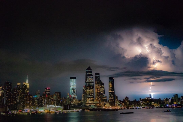 Shot this last night in NYC - thunderstorm