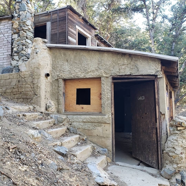 Siebert mining cabin near Morris Peak CA Maintained by BLM volunteers