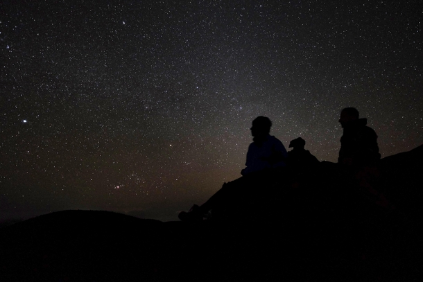 Silhouettes and Star Gazing Mauna Kea 