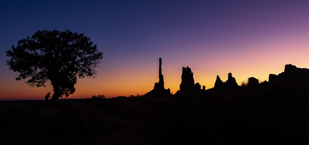 Silhouettes of Giants Monument Valley Utah 