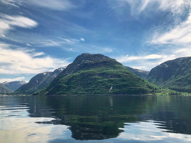 Simadalsfjord Hardanger Norway May   