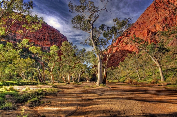 Simpson Gap west of Alice Springs NT Australia by James Mcinnes 