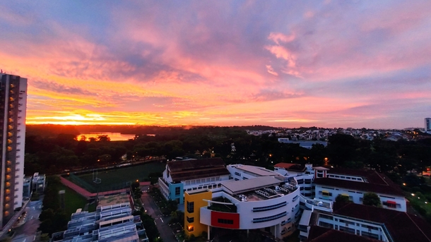 Singapore sunset 