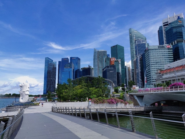 Singapores Skyline from another perspective