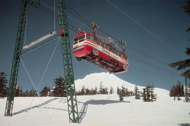 Skiway Sky Bus Lift on Mt Hood Oregon s 