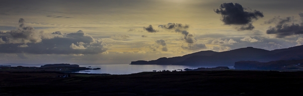 Skye Panorama Near Uig Skye Highlands of Scotland  x  OC