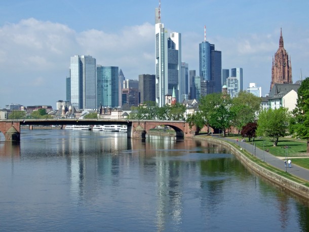 Skyline of Frankfurt Germany 