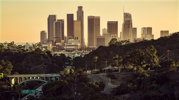 Skyline of Los Angeles 