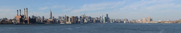 skyline of New York City - Midtown West as seen from Williamsburg 