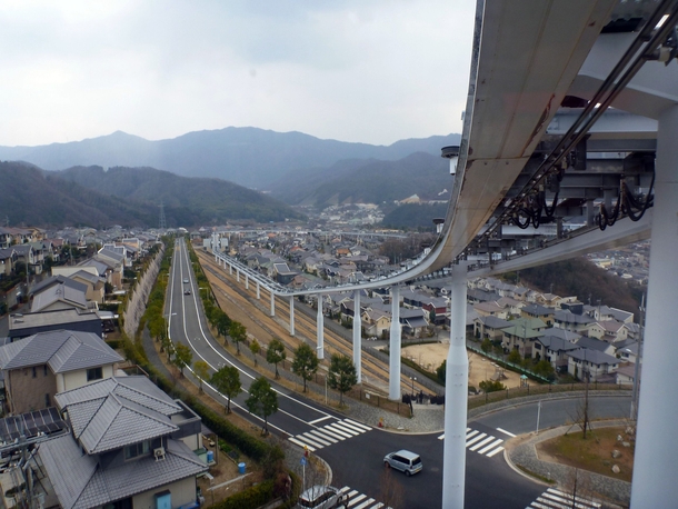 Skyrail Midorizaka Line near Hiroshima Japan 