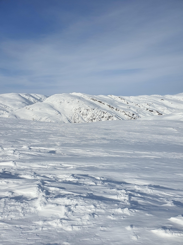 Slettafjettet in the winter Voss Norway 