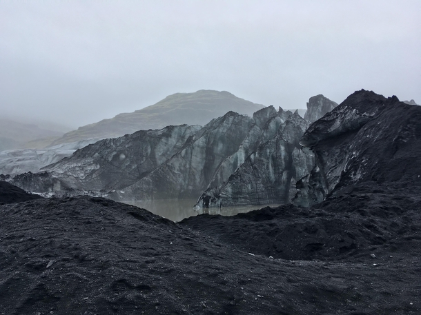 Slheimajkull Glacier Iceland  OC
