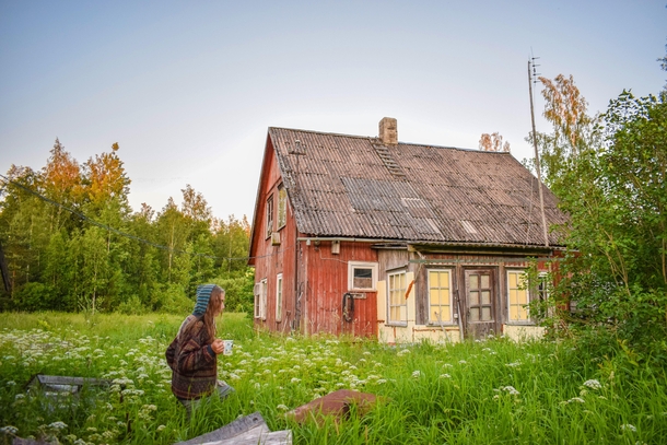 Small abandoned house in Estonia