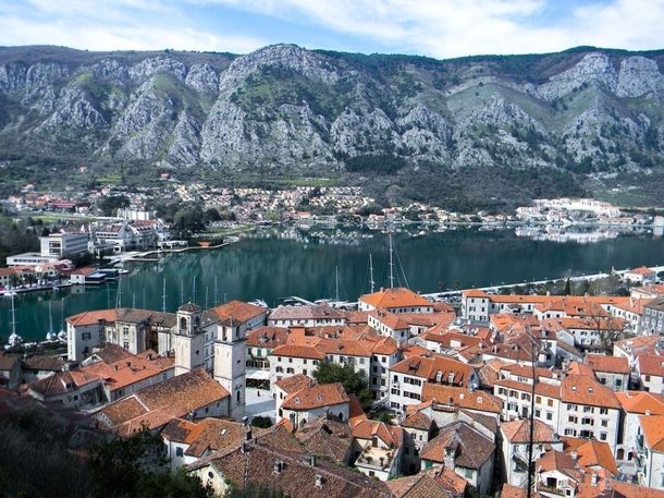 Small medieval town of Kotor Montenegro