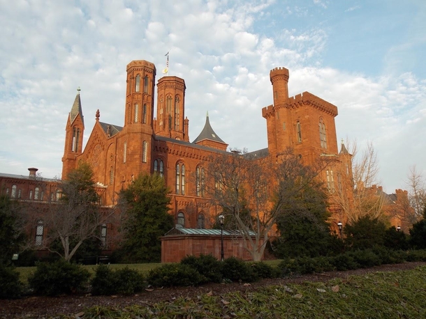 Smithsonian Castle on the National Mall Washington DC Designed by James Renwick Jr 