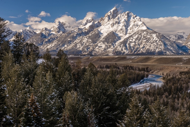 Snake River Overlook in Grand Teton National Park WY 
