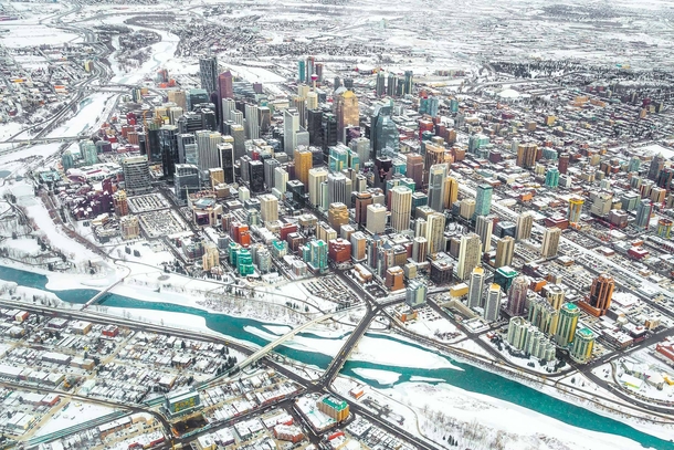 Snowy Calgary Canada OS 