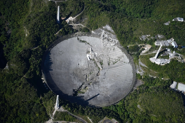 So sad to see this thing in this shape First setihome and now this RIP Arecibo Observatory