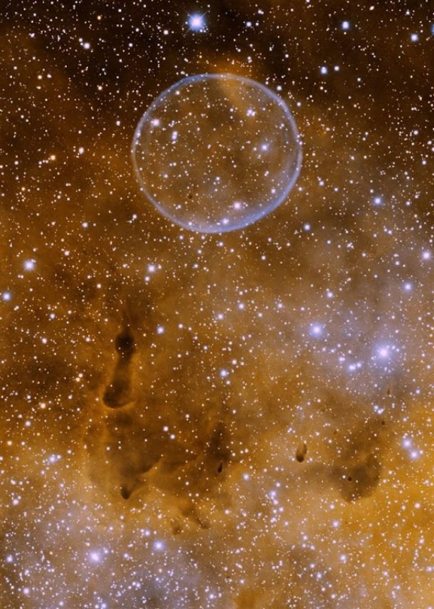 Soap Bubble Nebula - as large as our solar system 