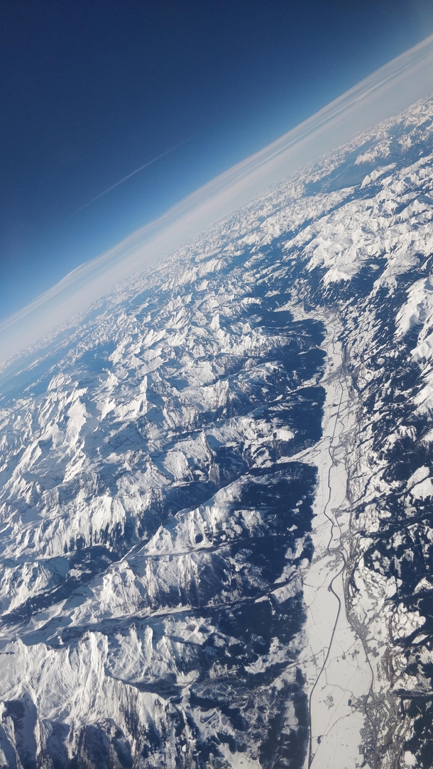 Somewhere above the Alps 