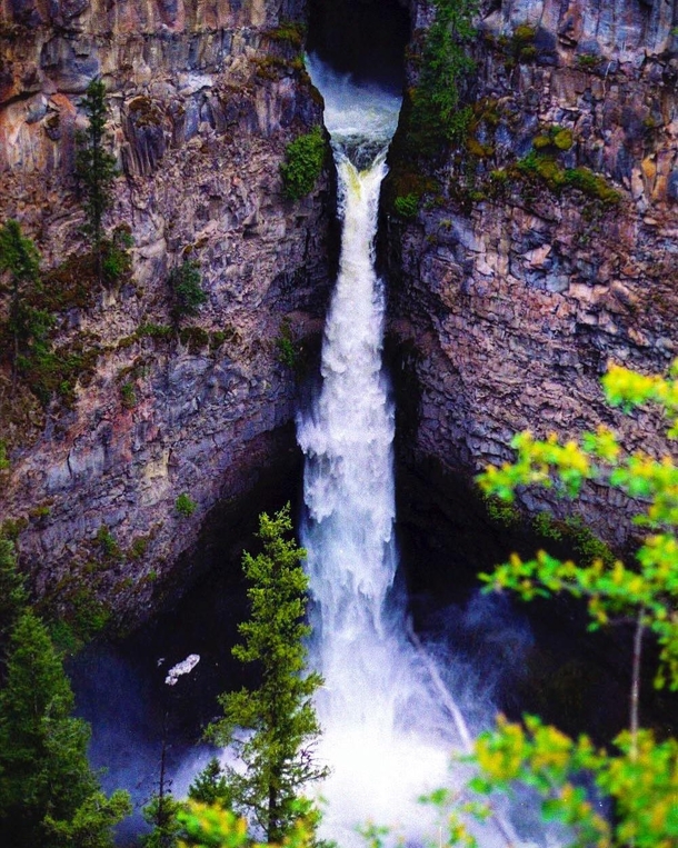 Spahats Creek Falls Clearwater British Columbia Canada 