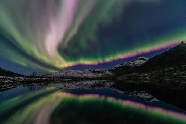Spectacular Northern Lights in Northern Norway 