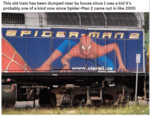 Spiderman train