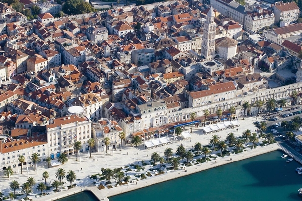 Split - a city in a palace Croatia