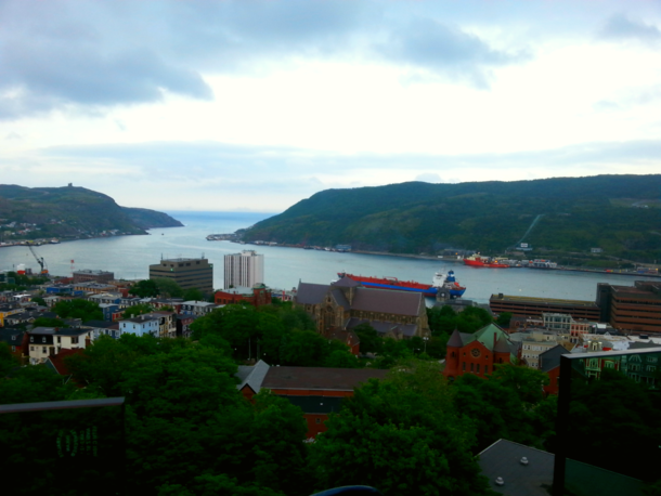 St Johns Newfoundland Taken from The Rooms 