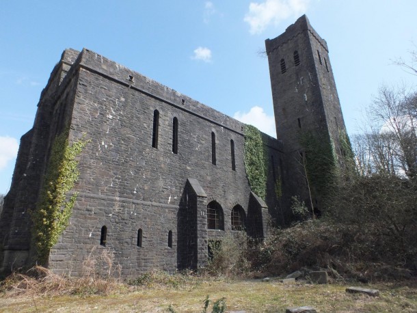 St Lukes abandoned church South Wales UK  OC
