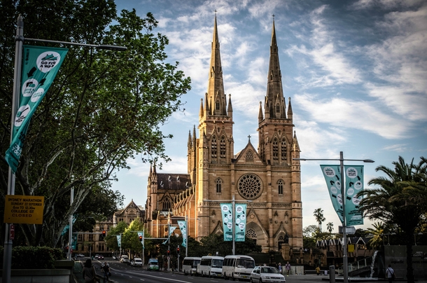St Marys Cathedral Sydney designed by Augustus Pugin 