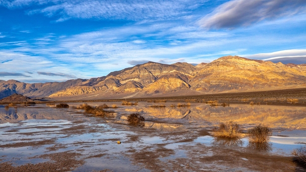 Standing Water in Death Valley National Park 