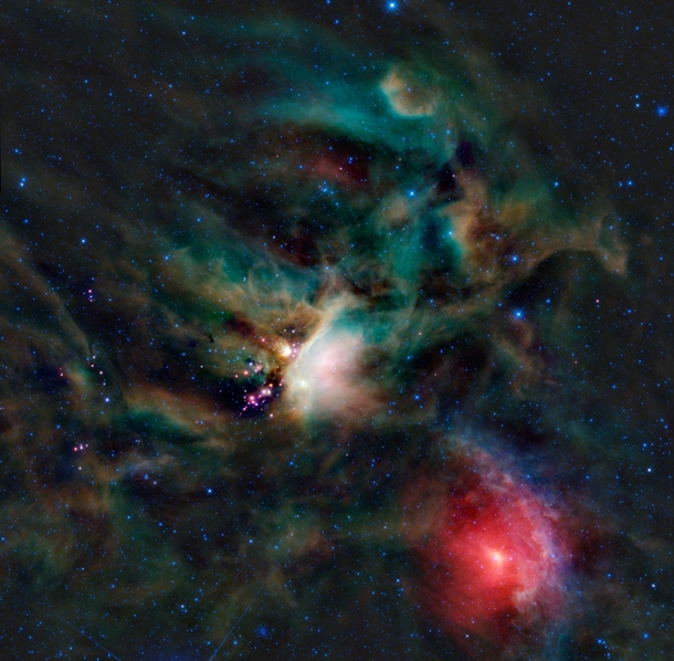 Star forming in the constellation Ophiuchus
