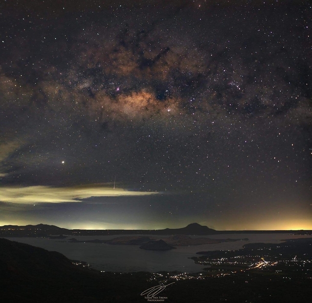 Star pollution at Taal Volcano Philippines CTTO Atty Augustine T Tirona
