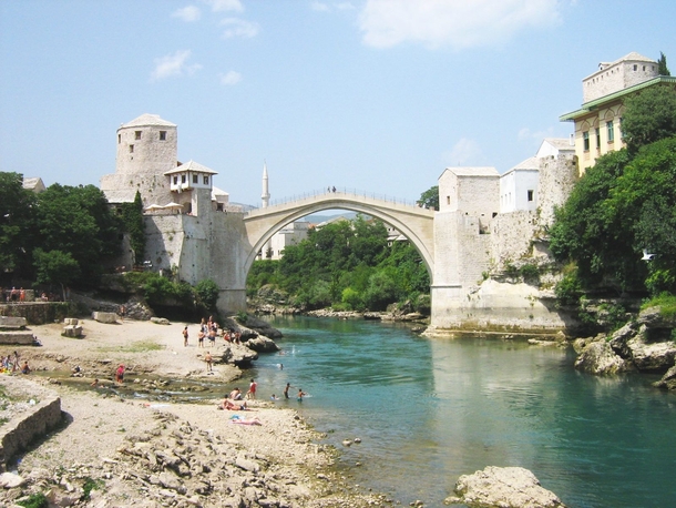 Stari Most Mostar Bosnia and Herzegovina Built in  rebuilt in  