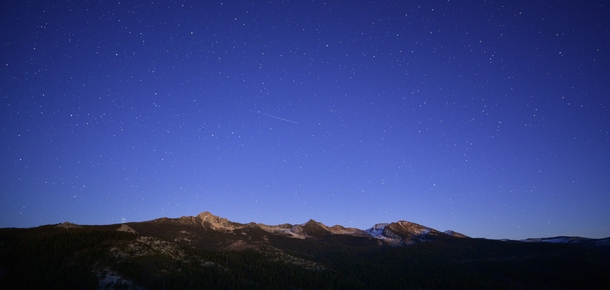 Stars and Satellite over Yosemite 
