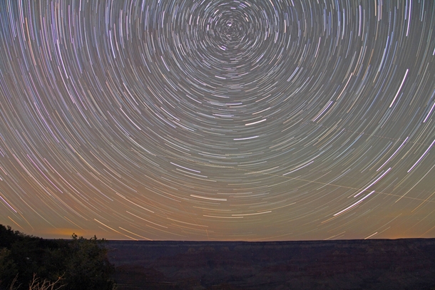 Stars over the Grand Canyon 