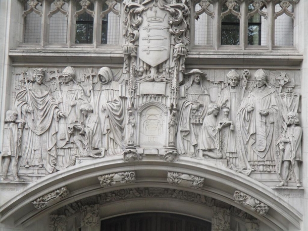 Stone Carved Facade The Supreme Court London 