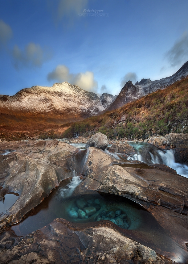 Stone Washed Jeans - The Fairy Pools Isle of Skye Scotland  by Gavin Hardcastle - Fototripper