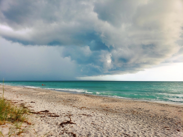 Storm rolling in on Longboat Key Florida 