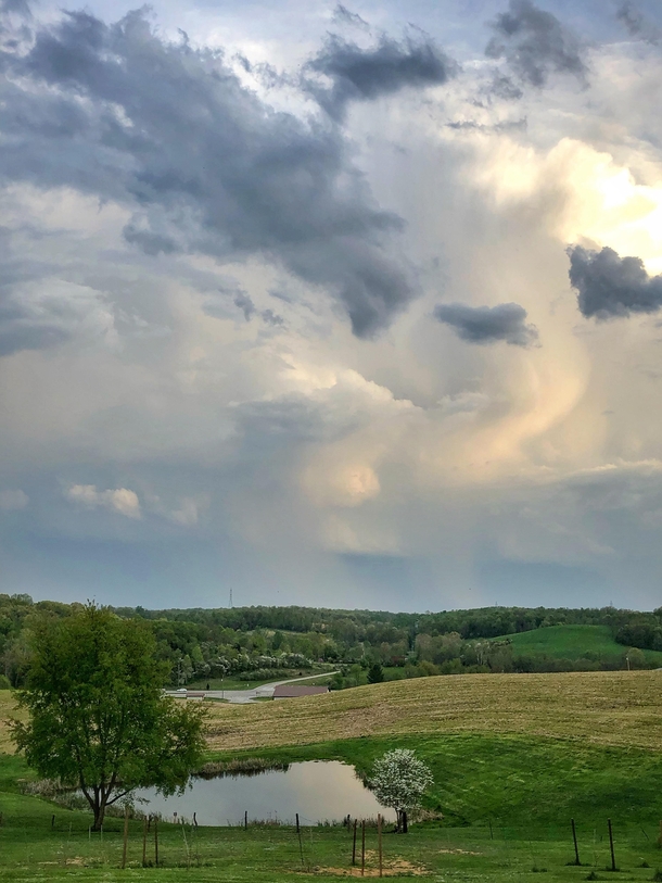 Storms over southern Ohio