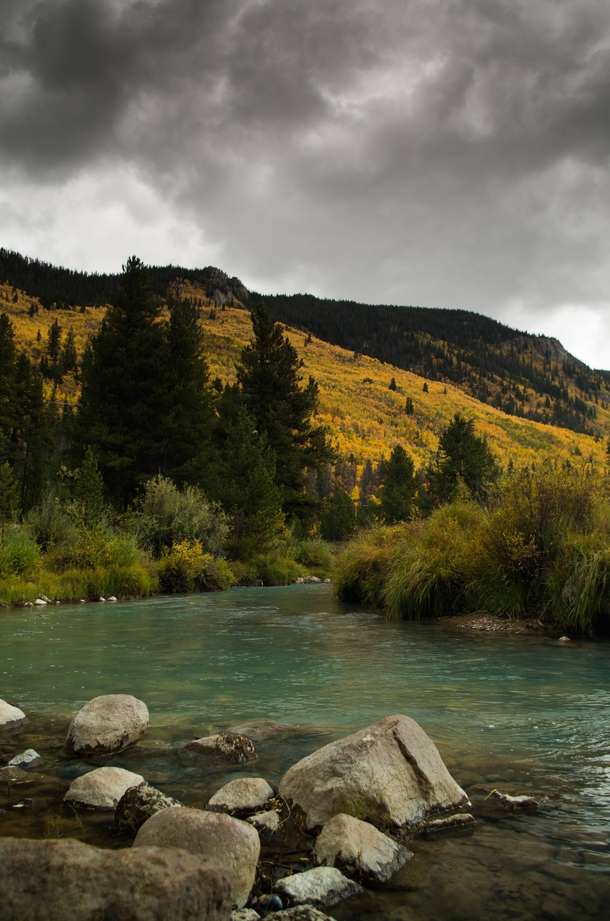 Stormy Autumn Day - Montezuma Colorado  OC
