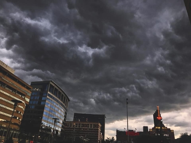 Stormy sky Baltimore Maryland