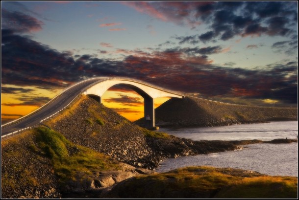 Storseisundet bridge Atlantic Road Norway 