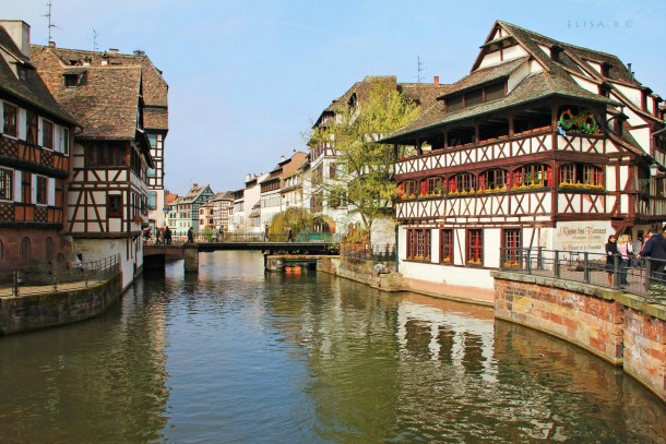 Strasbourg France in a sunny day 
