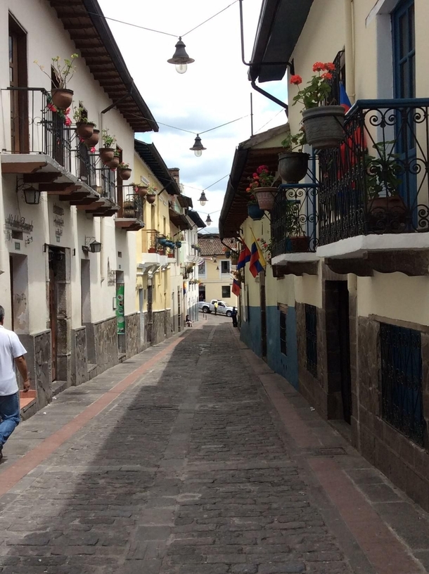 Street in Quito Ecuador